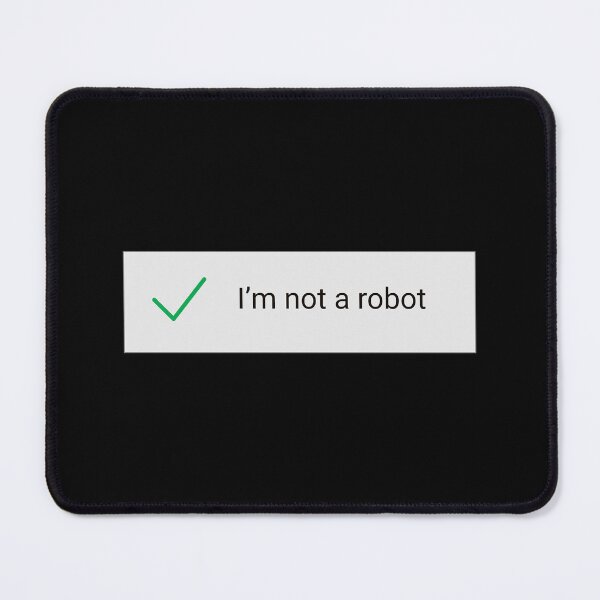 Item preview, I'm Not A Robot (on black) designed and sold by STUDIO-72.
