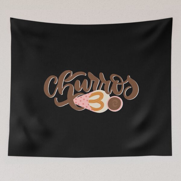 Item preview, Churros Cool Typography and illustration  designed and sold by garniturex.