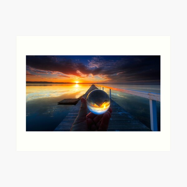 Long Jetty sunset Art Print