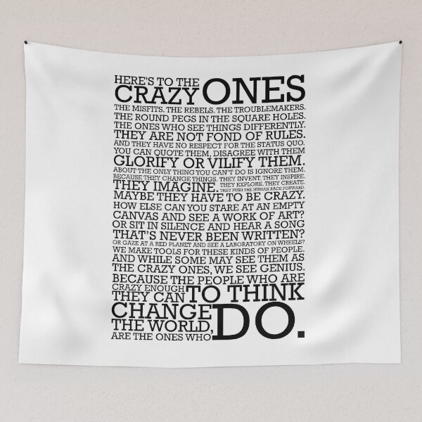 Item preview, Here's To The Crazy Ones  designed and sold by iotapixels.