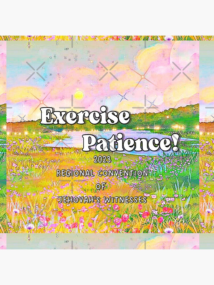 Exercise Patience! 2023 Convention, JW Gift Tags