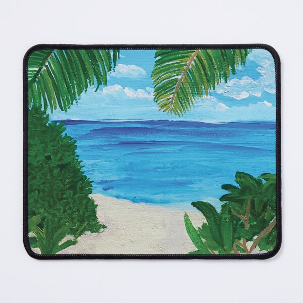 Item preview, Tropical Botanical Beach Scene designed and sold by KayleeRoseArt.
