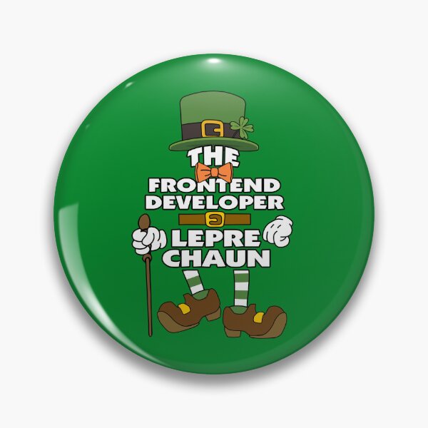 Item preview, The Frontend Developer Leprechaun St Patrick's Day Celebration Matching Outfits Group Attire designed and sold by onicon.