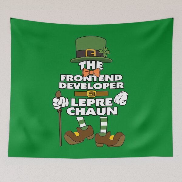 Item preview, The Frontend Developer Leprechaun St Patrick's Day Celebration Matching Outfits Group Attire designed and sold by onicon.