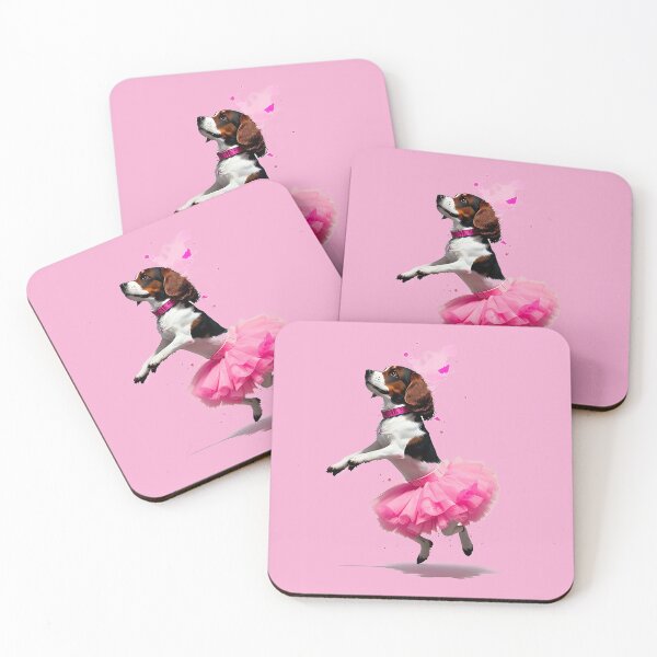 Item preview, Flying High: Cocker Spaniel Pink Tutu Tee designed and sold by Pawsitive Palette.