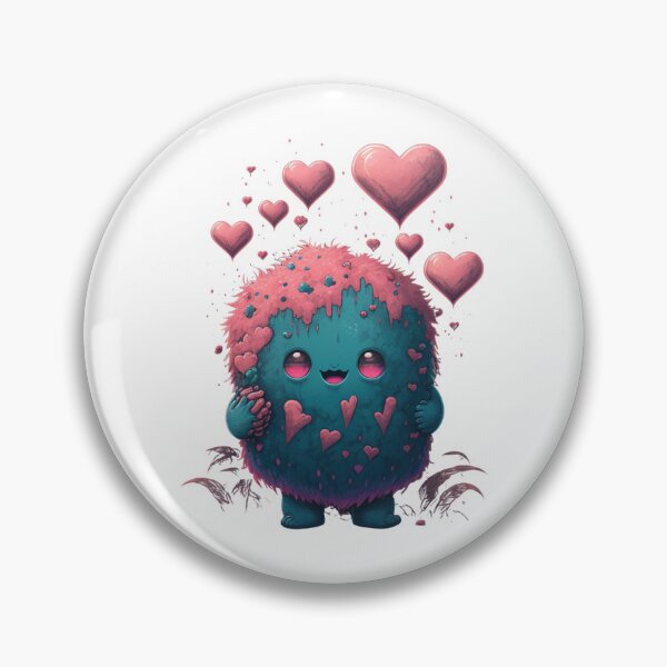 Item preview, Cute Happy Valentine Heart Monster Adorable and Unique my singing monster Illustration  designed and sold by coreymarry1.