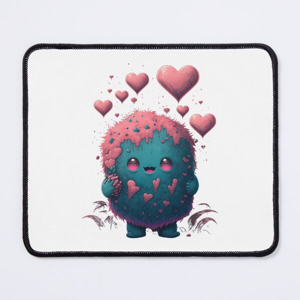 Item preview, Cute Happy Valentine Heart Monster Adorable and Unique my singing monster Illustration  designed and sold by coreymarry1.