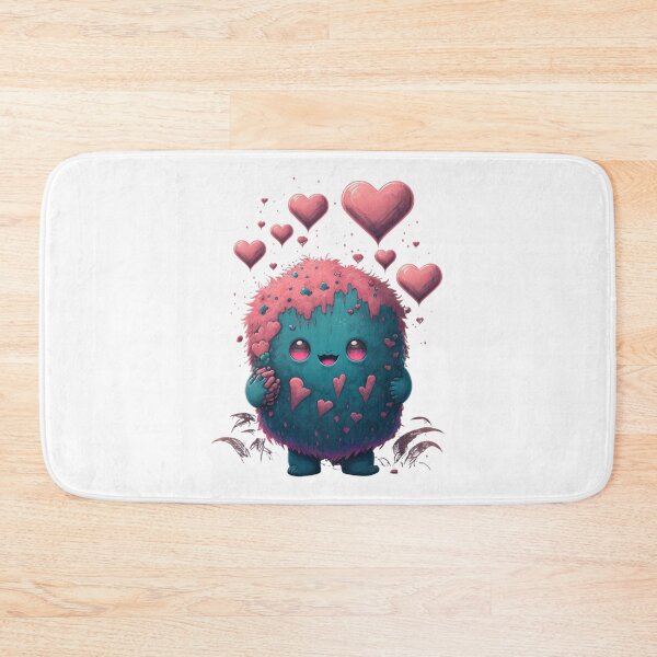 Item preview, Cute Happy Valentine Heart Monster Adorable and Unique my singing monster Illustration  designed and sold by coreymarry1.