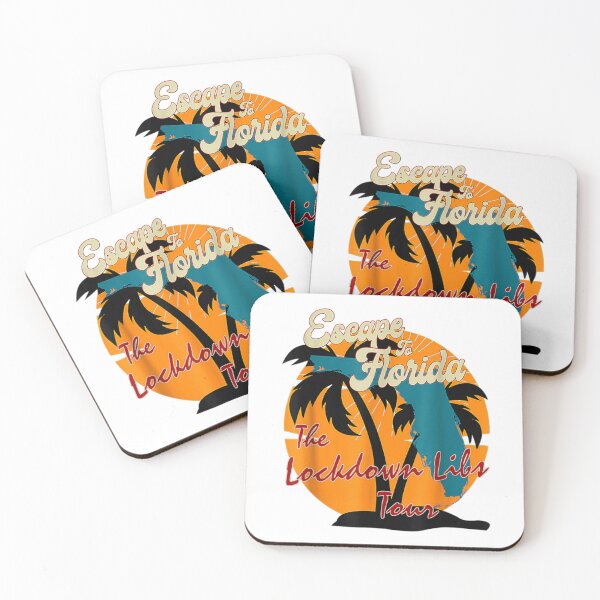 Item preview, Ron Desantis Campaign Escape To Florida Lockdown Libs Tour   designed and sold by Gagirlbadgereel.