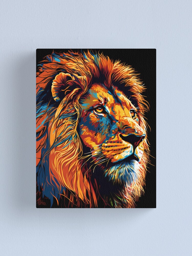 5 Pieces Lion Picture Canvas Handmade Oil Painting on Canvas Pre Drawn  Canvas to Paint for Adults - China Canvas Art and 5 Panel Wall Art price