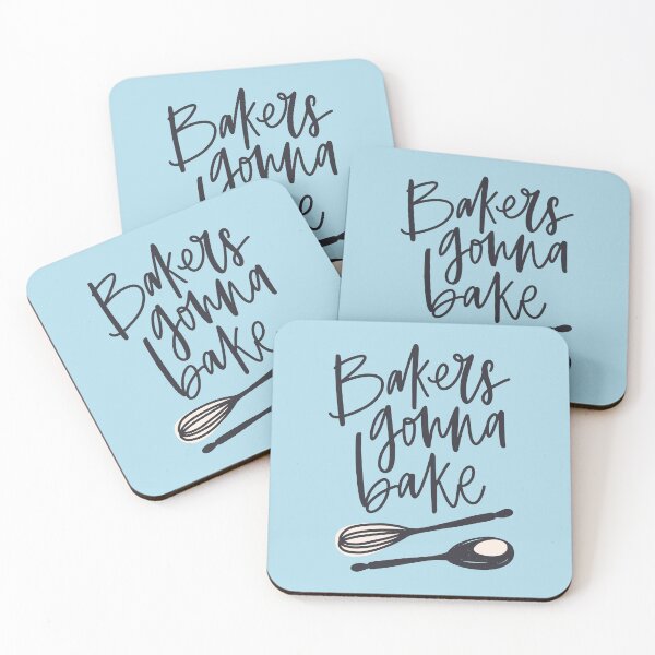 Item preview, Vintage Bakers gonna bake cursive typography  designed and sold by garniturex.