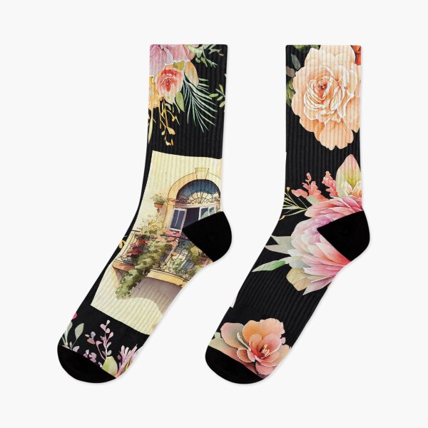 Item preview, FLORAL BOHO BEAU BALCONY 2B designed and sold by ORIGENcreate.