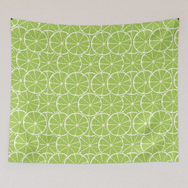 Item preview, Limes Slices Seamless Pattern, Green Patterns designed and sold by Dazzline Designs.