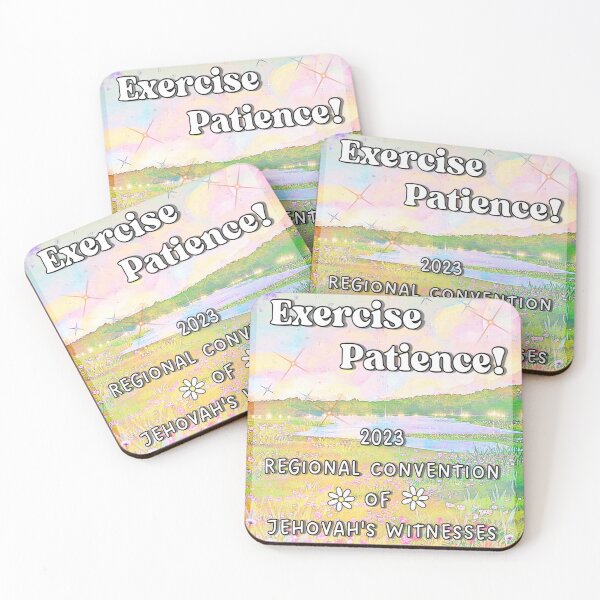 Item preview, Exercise Patience! 2023 Regional Convention of Jehovah's Witnesses designed and sold by CAISHEM DESIGNS.
