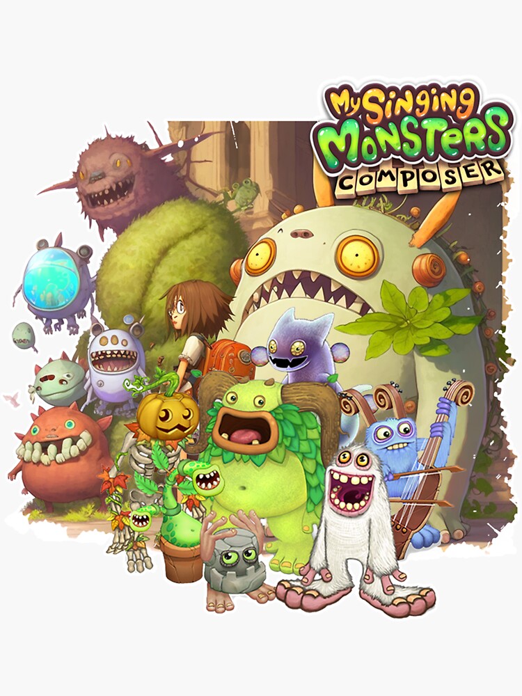 my singing monsters wubbox Sticker for Sale by ONLyFANs1