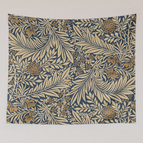 Item preview, vintage Batik Leaves and Flowers designed and sold by Estellebenham.
