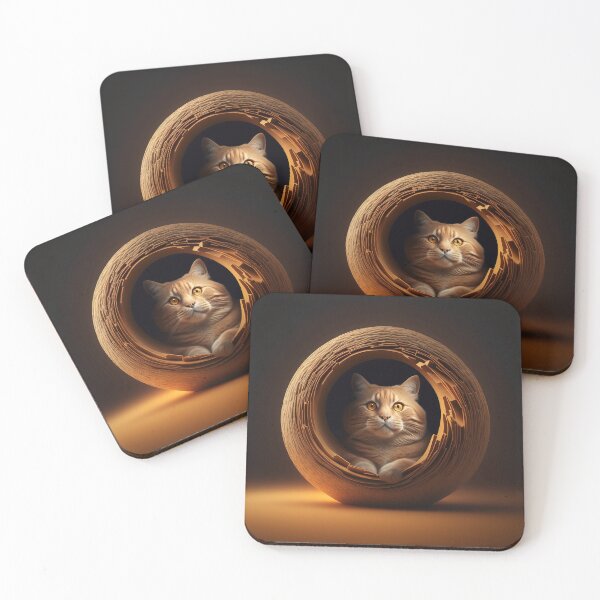 Item preview,  Fat cat in hole 021 [square] designed and sold by jetaiart.