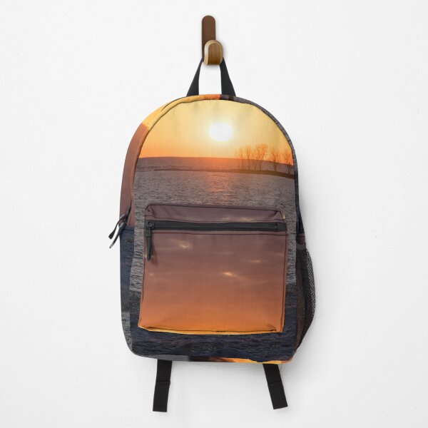 Item preview, Sunset with Fab Cloudbank and Broken Ice Floes on Lake Erie at Welland Canal designed and sold by Georgia Mizuleva.