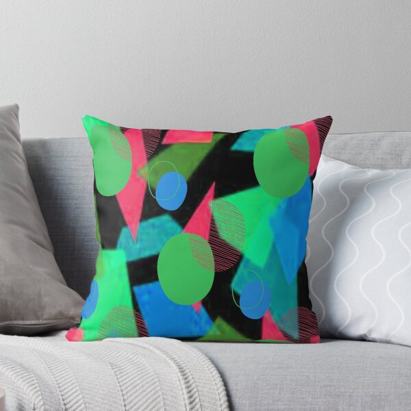 Item preview, Artist Art Lover Psychedelic Graphic Design, Abstraction, bold colorful abstract playful design inspired by nature designed and sold by Adri Barnard.