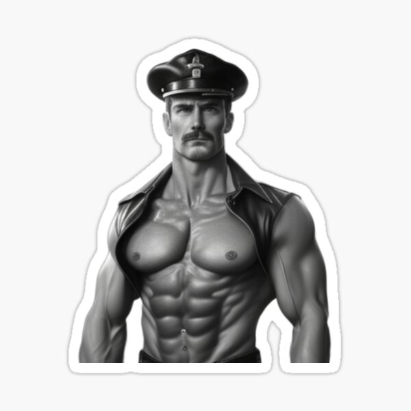 Leather Tom Of Finland Sticker For Sale By Tomfromfinland Redbubble 9616