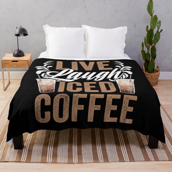 Item preview, Live Laugh Awesome Iced Coffee Barista For A Caffeine Lover designed and sold by Nessshirts.