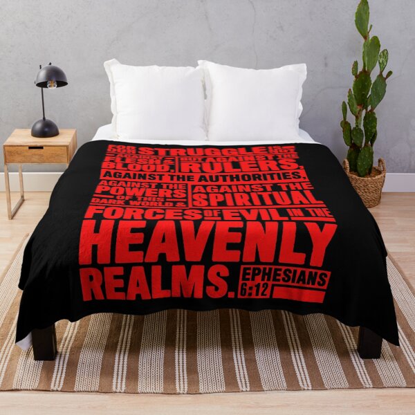 Item preview, Ephesians 6:12 Not Against Flesh and Blood designed and sold by plushism.