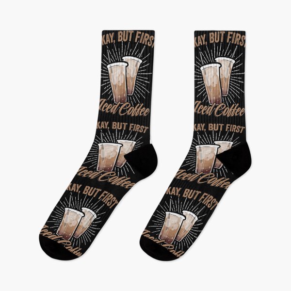 Item preview, Okay But First Funny Iced Coffee Barista For Caffeine Lovers designed and sold by Nessshirts.