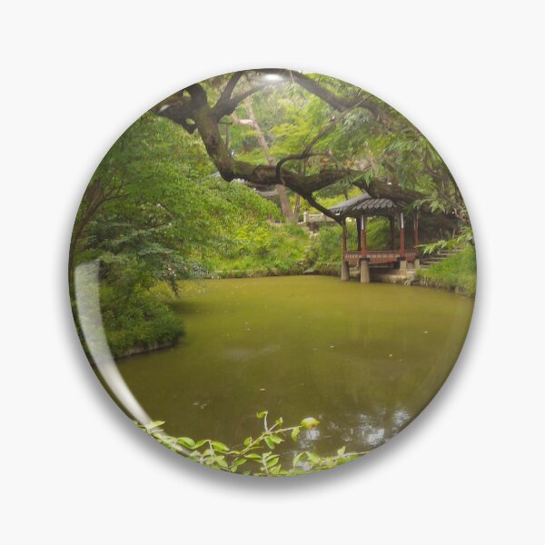 Item preview, Garden with a Body of Water I designed and sold by Bernsberry Illustrations.