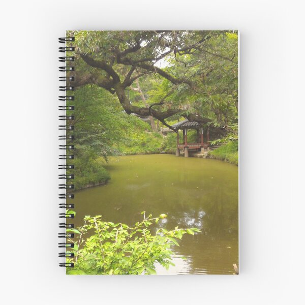 Item preview, Garden with a Body of Water I designed and sold by Bernsberry Illustrations.