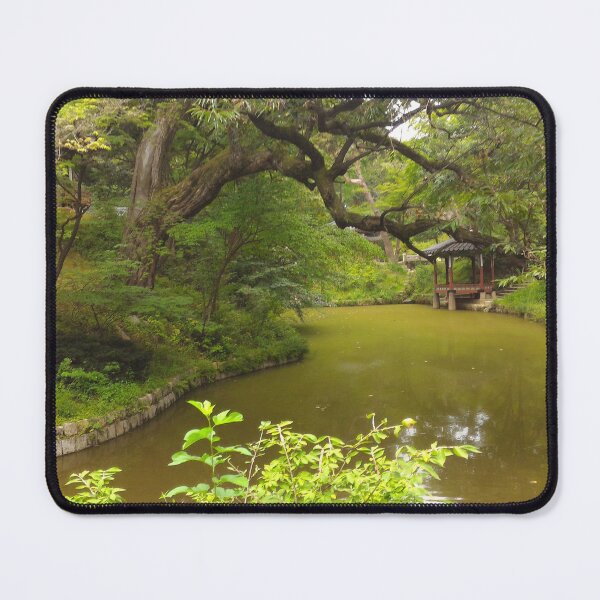 Item preview, Garden with a Body of Water I designed and sold by Bernsberry Illustrations.
