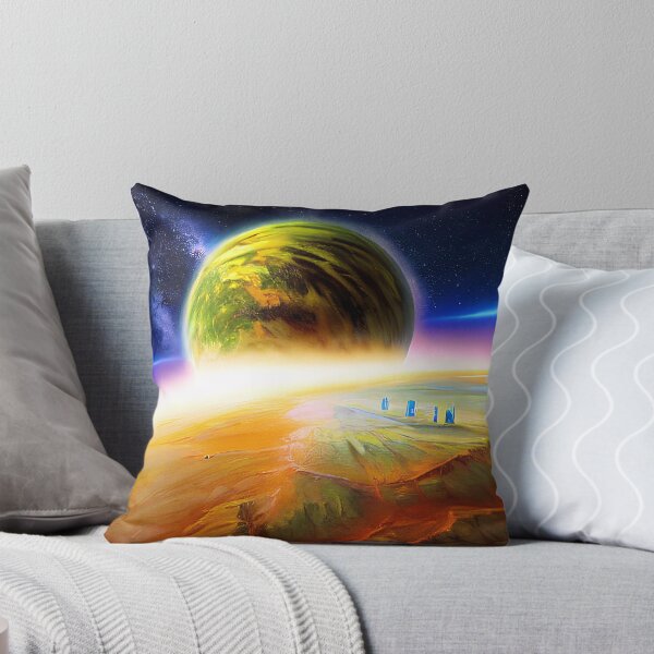 Item preview, Illustration of a planets and a galaxy, rectangle format designed and sold by Flairh-Art.