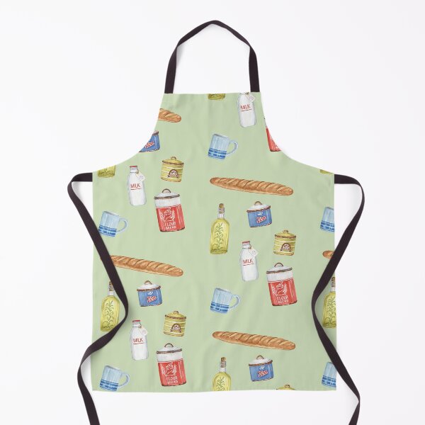 Item preview, Vintage watercolor kitchen set designed and sold by positivecookie.