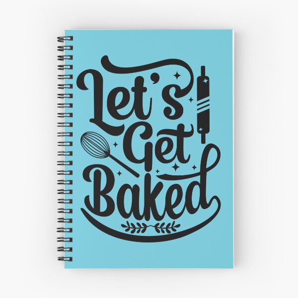 Item preview, Vintage let's get baked cursive typography  designed and sold by garniturex.