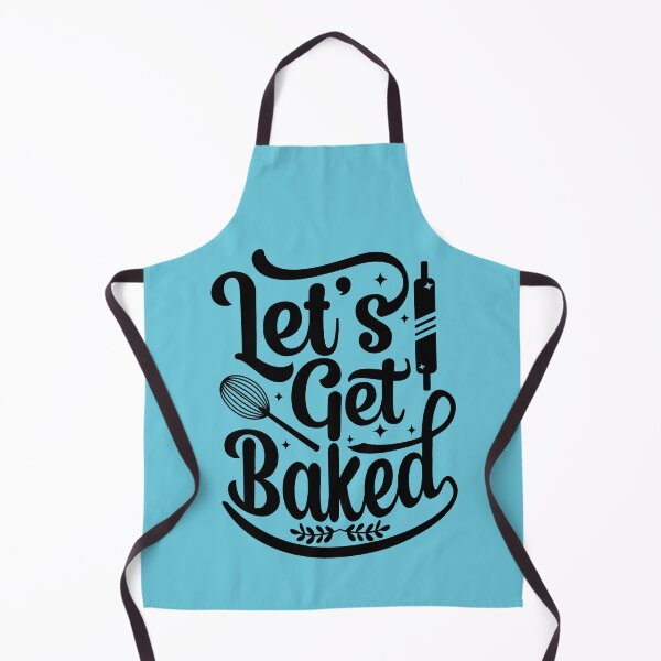 Item preview, Vintage let's get baked cursive typography designed and sold by garniturex.
