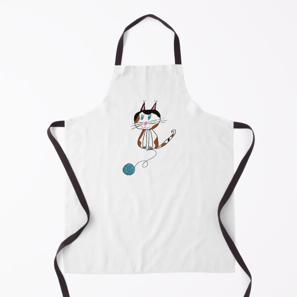 Item preview, Cat playing with a ball of string and wool – cute cat for baby shower designed and sold by GalleryNora.