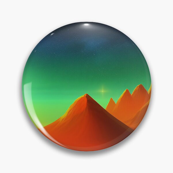 Item preview, Illustration of planets on cold and warm color gradient, rectangle format designed and sold by Flairh-Art.