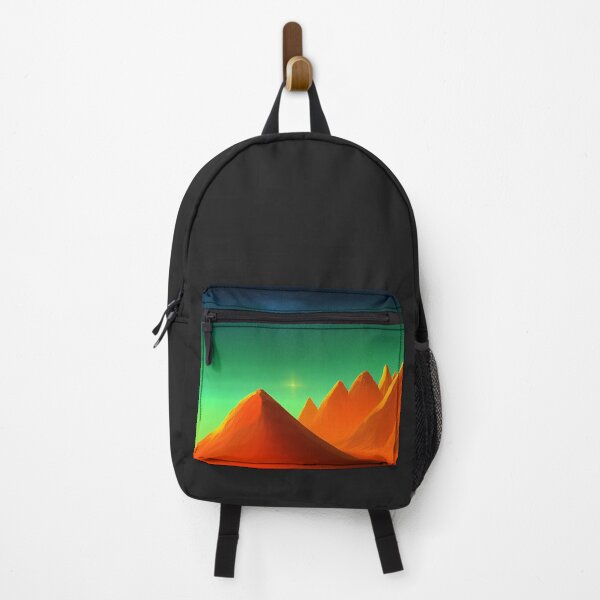 Item preview, Illustration of planets on cold and warm color gradient, rectangle format designed and sold by Flairh-Art.