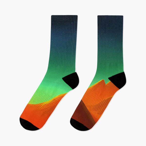 Item preview, Illustration of planets on cold and warm color gradient, rectangle format designed and sold by Flairh-Art.