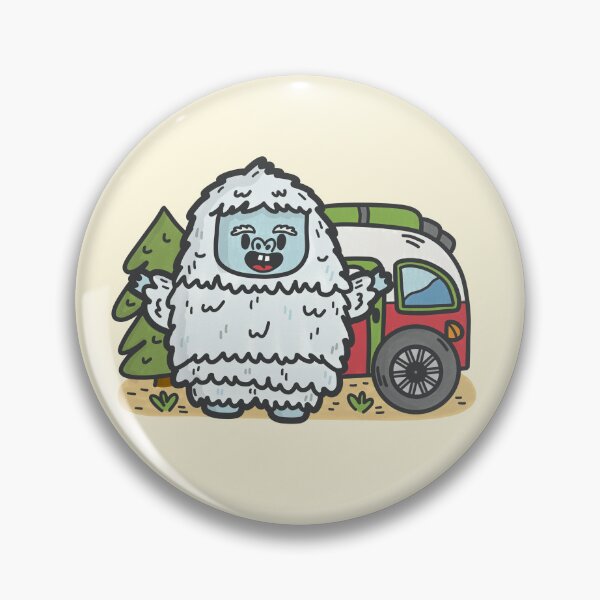 Item preview, Yeti on a Camping Trip Summer Cryptids designed and sold by JokeGysen.