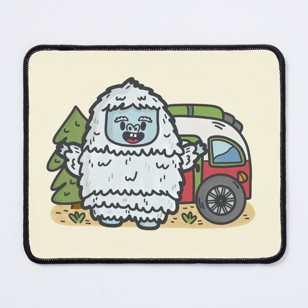 Item preview, Yeti on a Camping Trip Summer Cryptids designed and sold by JokeGysen.