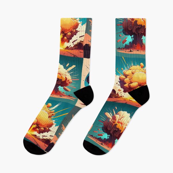 Item preview, Multiple Explosions Cartoon Style Design designed and sold by EnzoZs.
