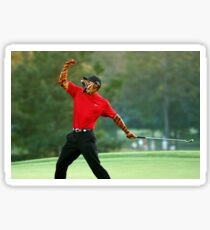 Tiger Woods is Back Sticker