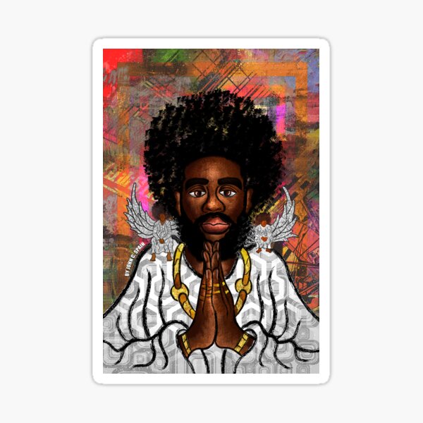Black Jesus Sticker