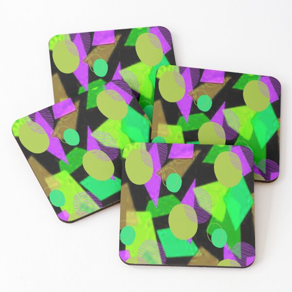 Item preview, Artist Art Lover Psychedelic Graphic Design 4, Abstraction, bold colorful abstract playful design inspired by nature designed and sold by Adri Barnard.