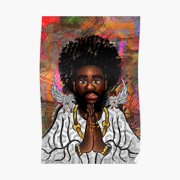 Jesús negro Póster