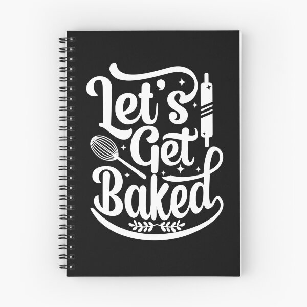 Item preview, Vintage Let's get baked white bold Typography  designed and sold by garniturex.