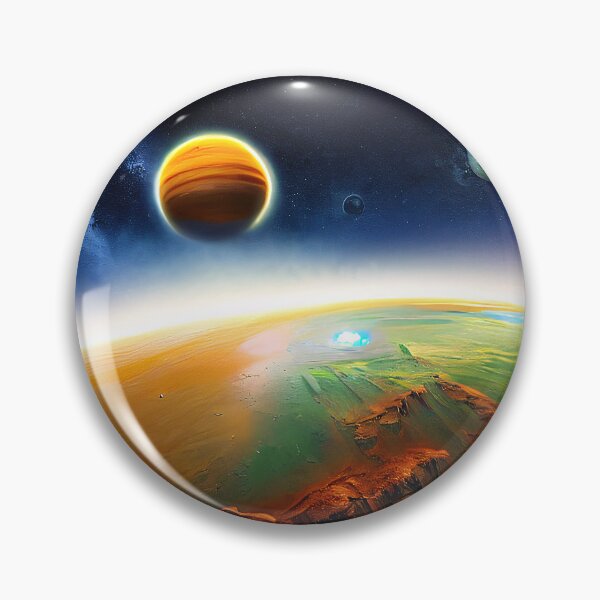 Item preview, Illustration of a galaxy and four planets, rectangle format designed and sold by Flairh-Art.