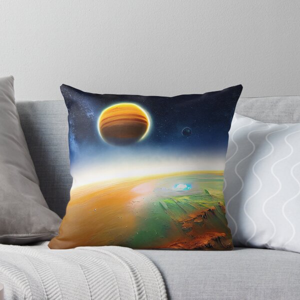 Item preview, Illustration of a galaxy and four planets, rectangle format designed and sold by Flairh-Art.