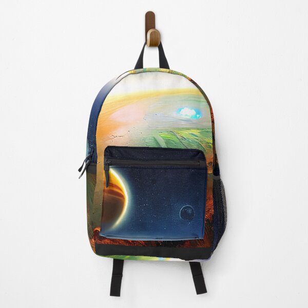 Item preview, Illustration of a galaxy and four planets, rectangle format designed and sold by Flairh-Art.