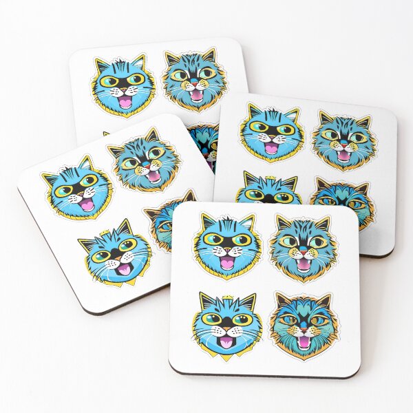 Item preview, Cat Magic, The Cool Cats of Blue, Sapphire Kitties. designed and sold by John-merou.